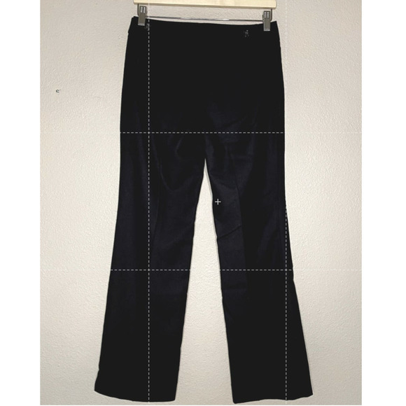 Banana Republic Pants Martin Fit Black Wool Blend Stretch Lined Timeless Sz 4P - Picture 10 of 12
